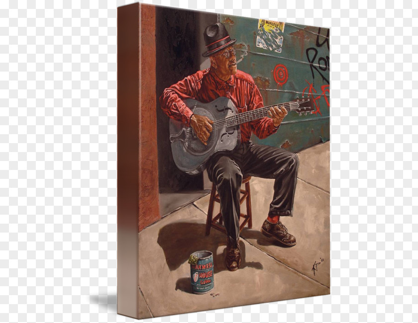 Painting Art Blues Musician Jazz PNG