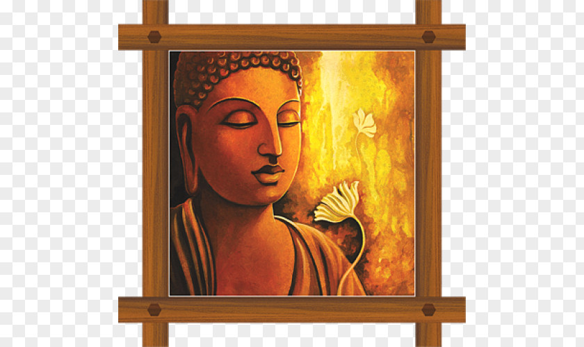 Painting Gautama Buddha The Buddhist Art Buddhism PNG