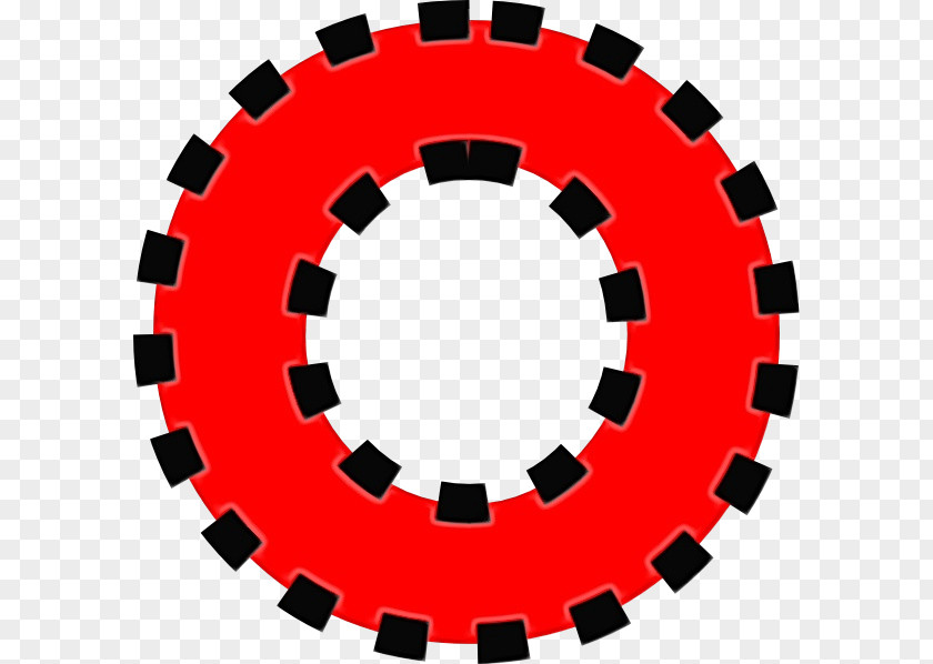 Poker Games Red Circle PNG
