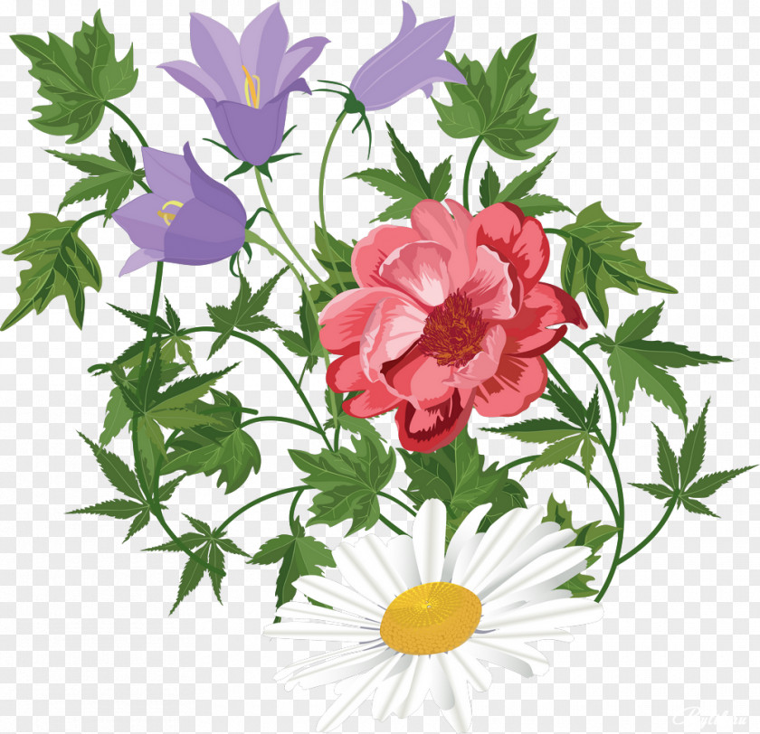 Pretty Flowers Flower Floral Design Clip Art PNG