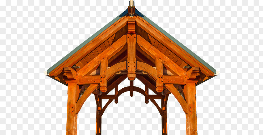 Wood Hammerbeam Roof Timber Truss Framing PNG