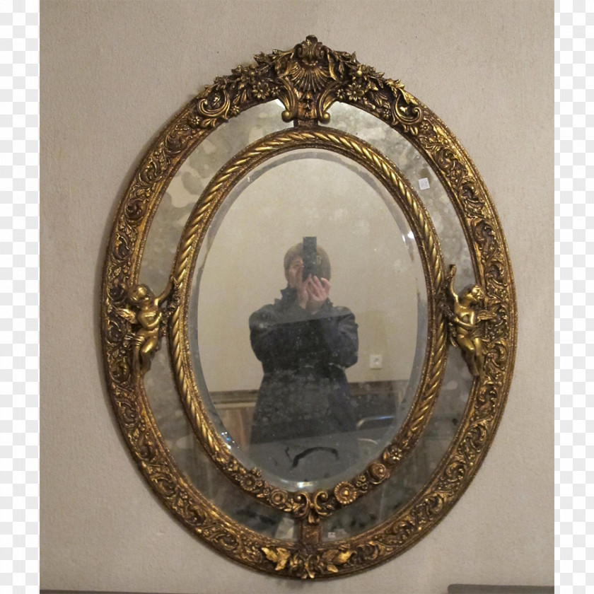 Brass 01504 Picture Frames Antique Oval PNG