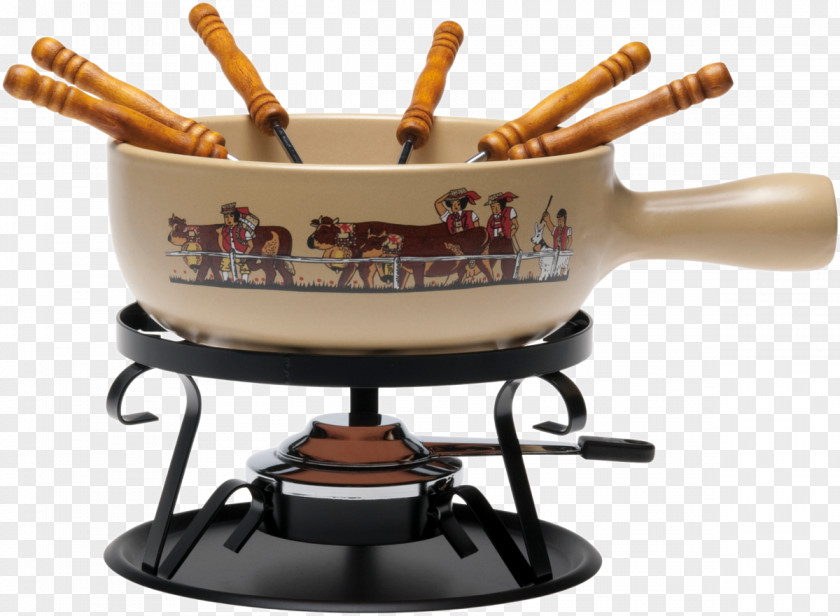 Fondue Swiss Cheese Raclette Caquelon PNG