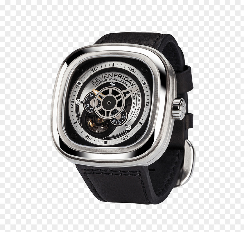 Kenny Omega SevenFriday Watch Jewellery Stainless Steel Brushed Metal PNG