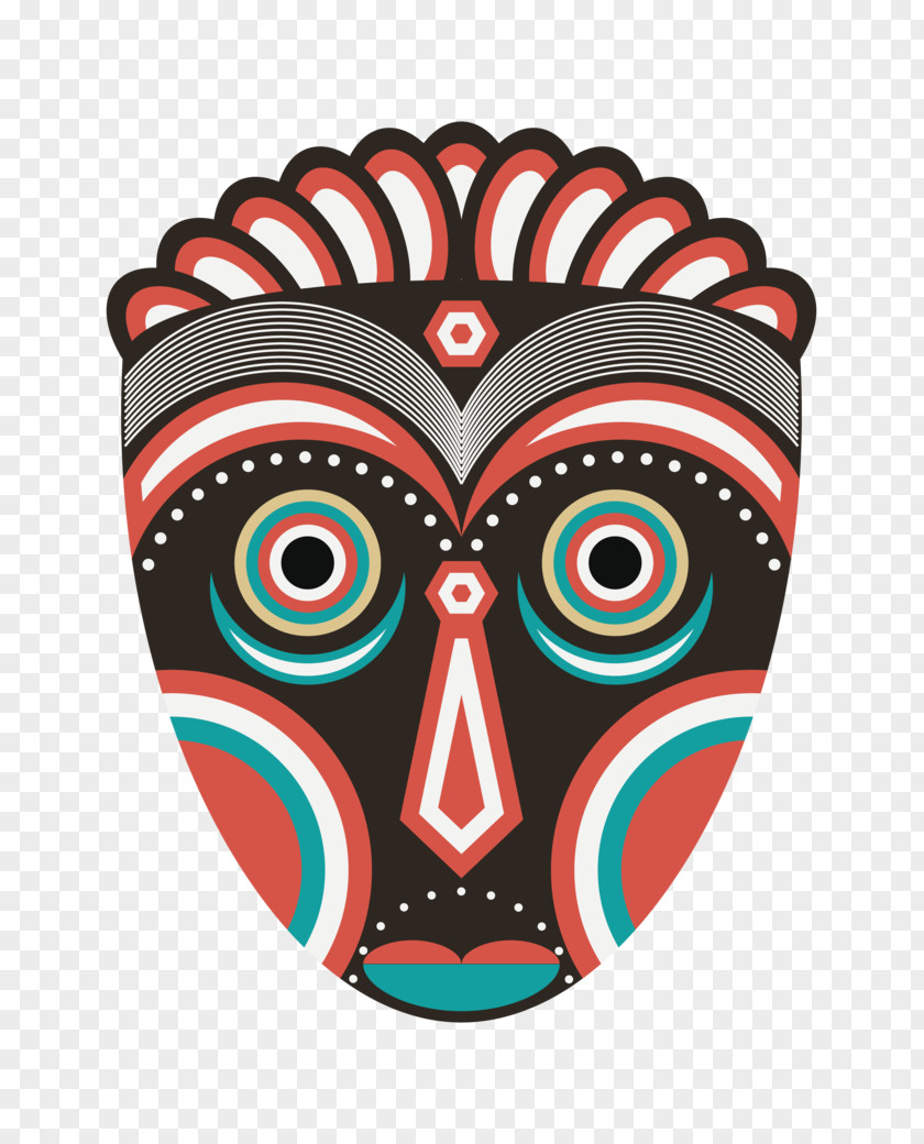 Mask Traditional African Masks Poster Headgear Printing PNG