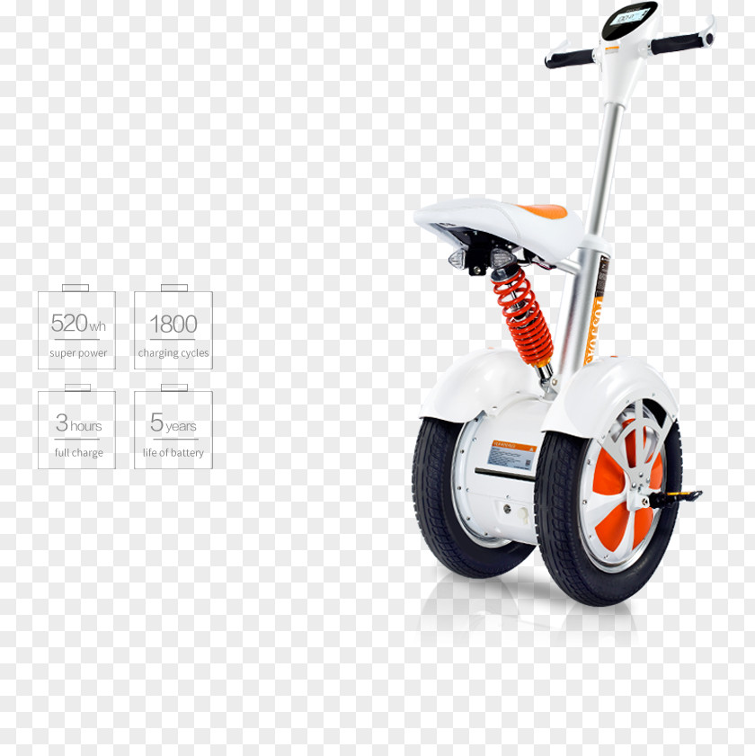 Scooter Wheel Electric Vehicle Car Self-balancing Unicycle PNG