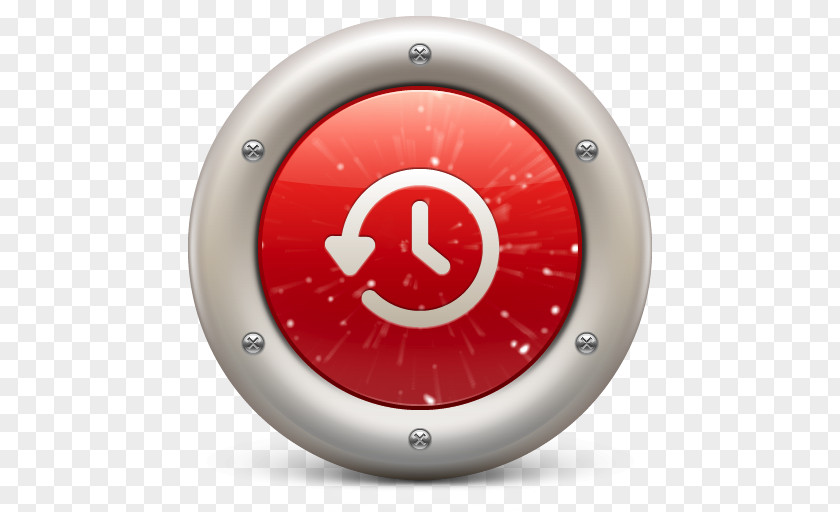 Time Capsule Circle Red PNG