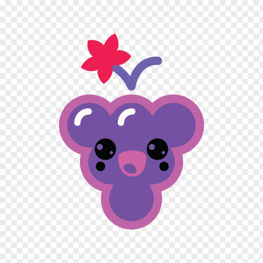 Fruit Kawaii Doodles Clip Art Animal Pink M Heart PNG