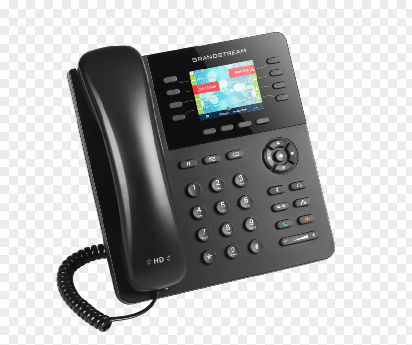 Grandstream Networks GXP2135 VoIP Phone Telephone Voice Over IP PNG