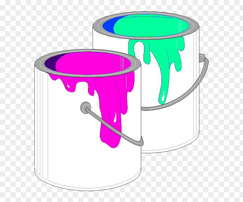 Hand-painted Bucket Paint Royalty-free Clip Art PNG