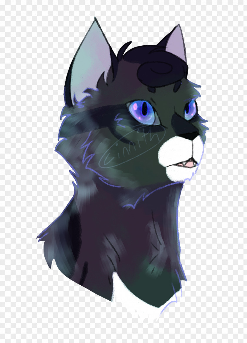 Kitten Black Cat Whiskers PNG