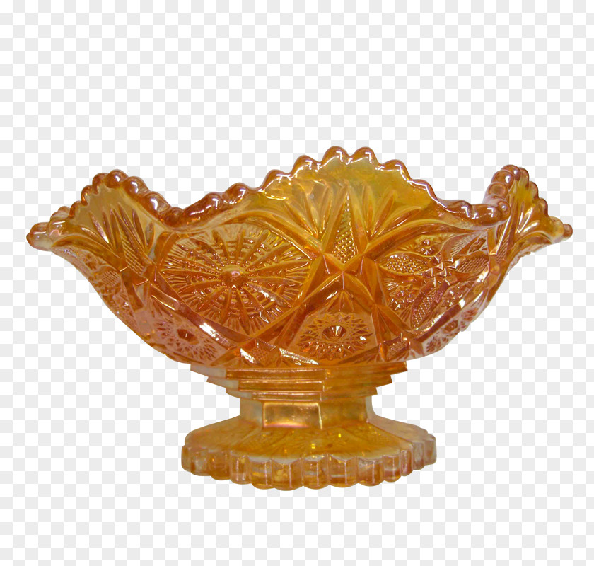 Marigold Tableware Carnival Glass Bowl PNG