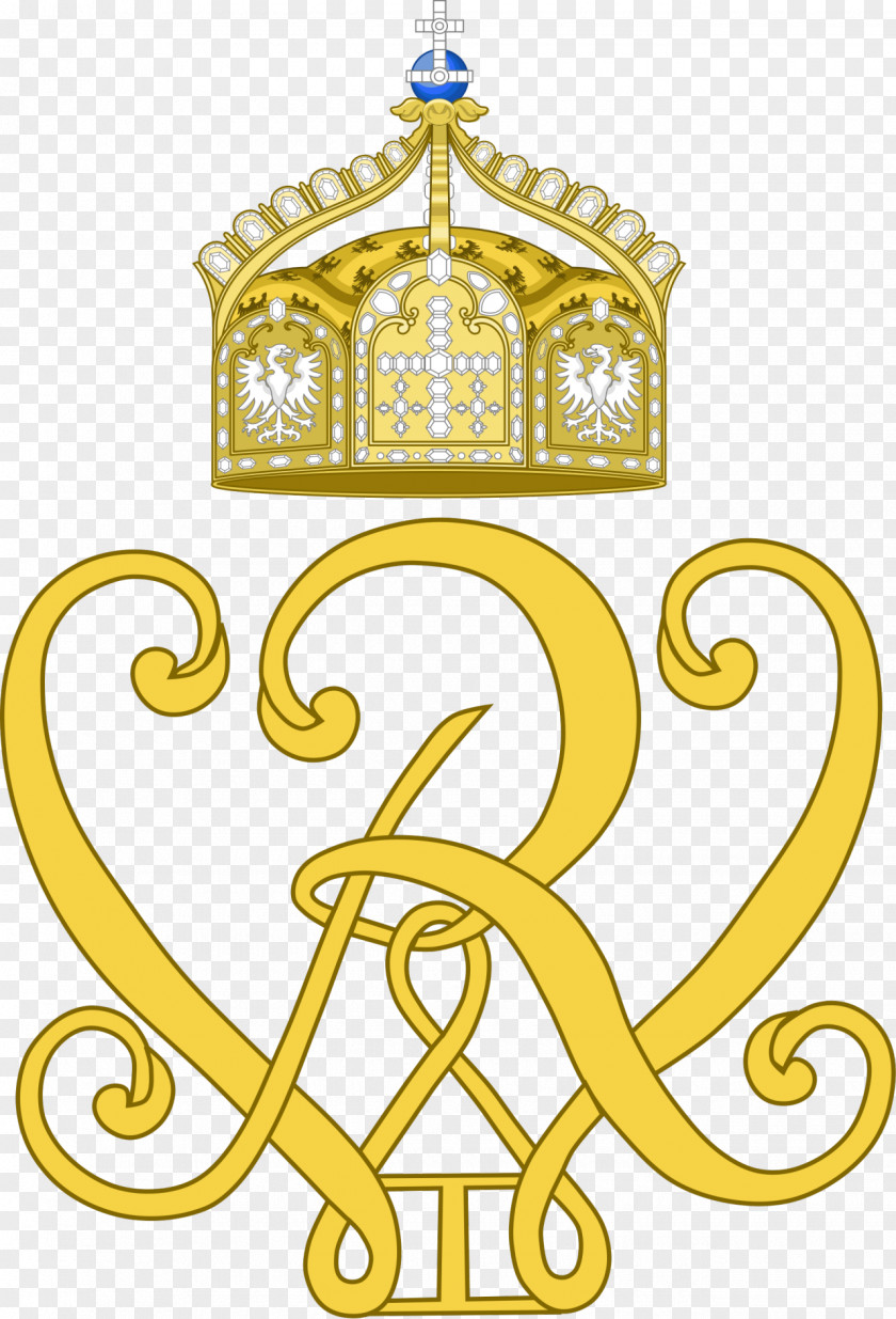 Monogram German Emperor Kingdom Of Prussia Monarch PNG