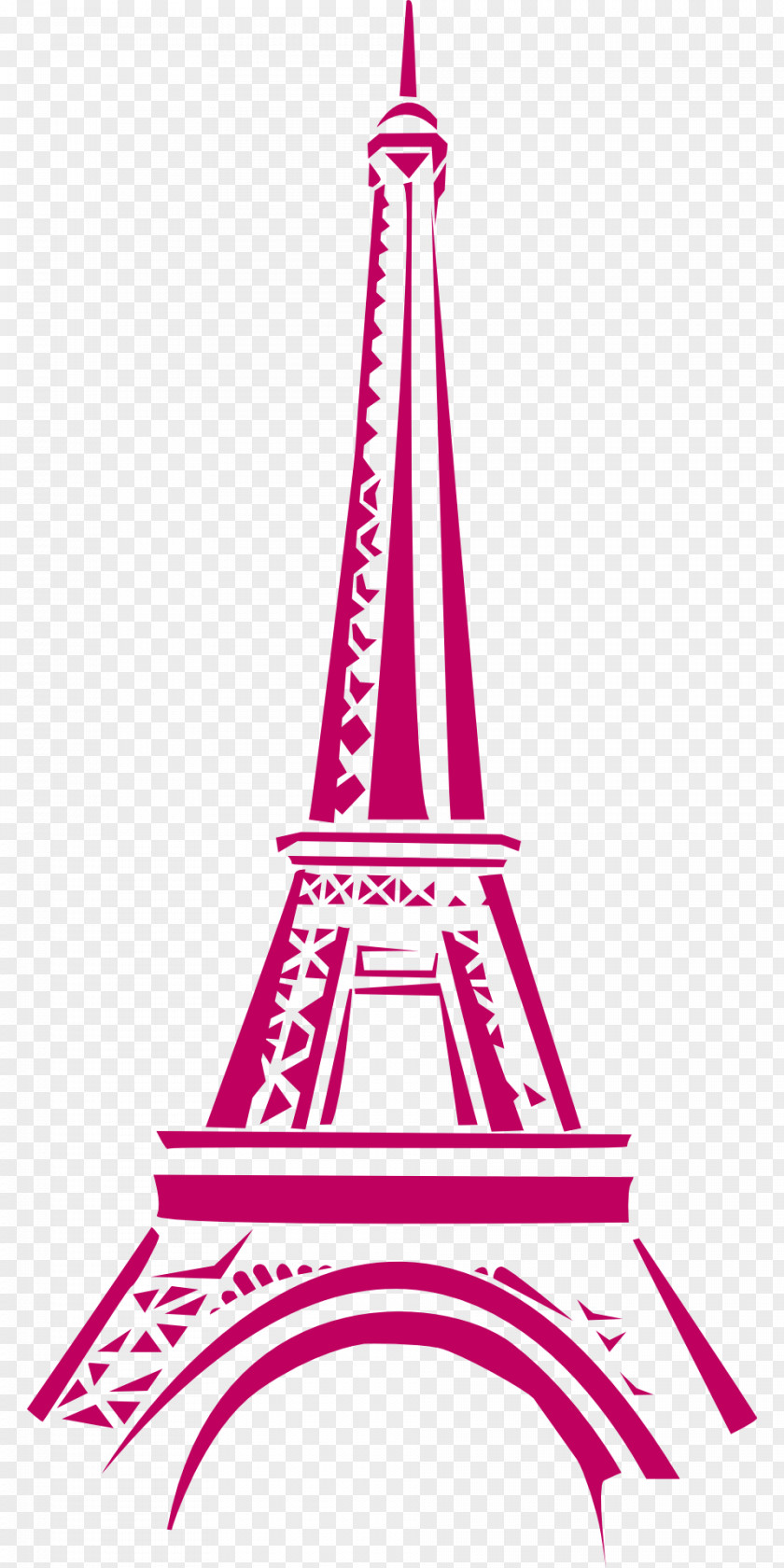Pink Eiffel Tower Clip Art PNG