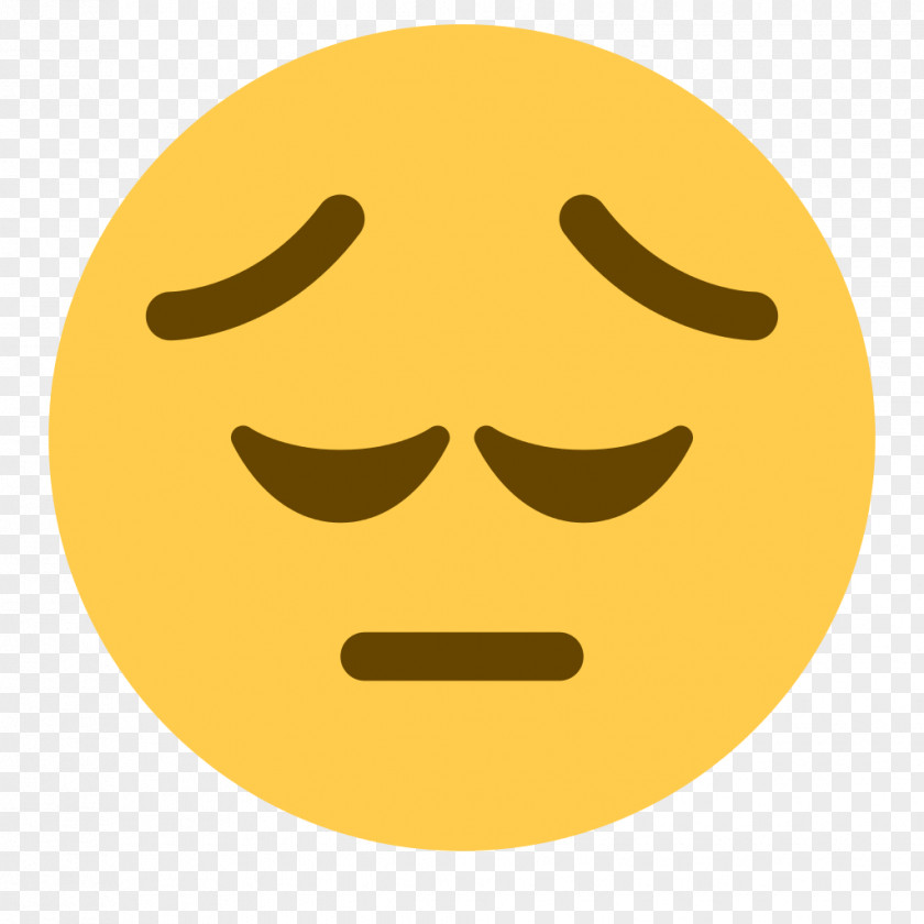 Sad Emoji Smiley Face Smirk PNG