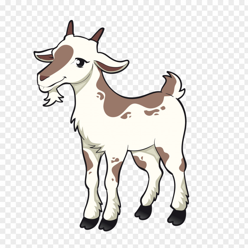 Vector Little Goat Sheep Clip Art PNG