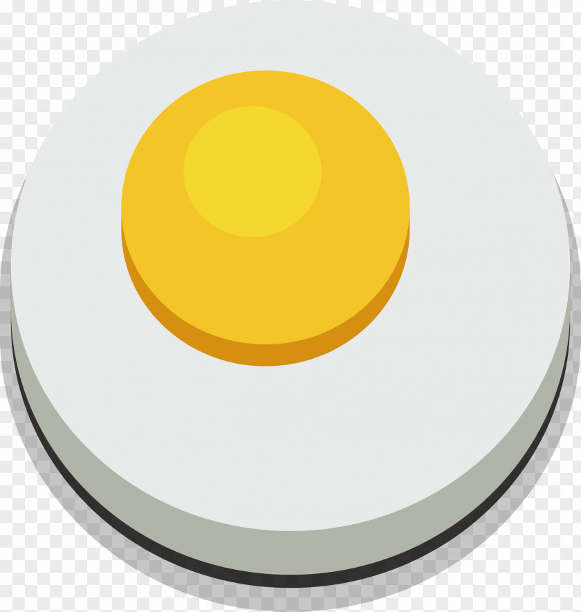 Vector Sun Omelette Material Yellow Circle PNG