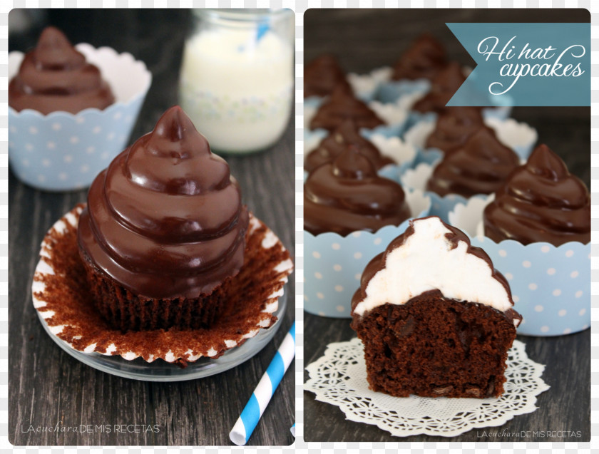 Chocolate Cake Cupcake Chantilly Cream Frosting & Icing American Muffins PNG