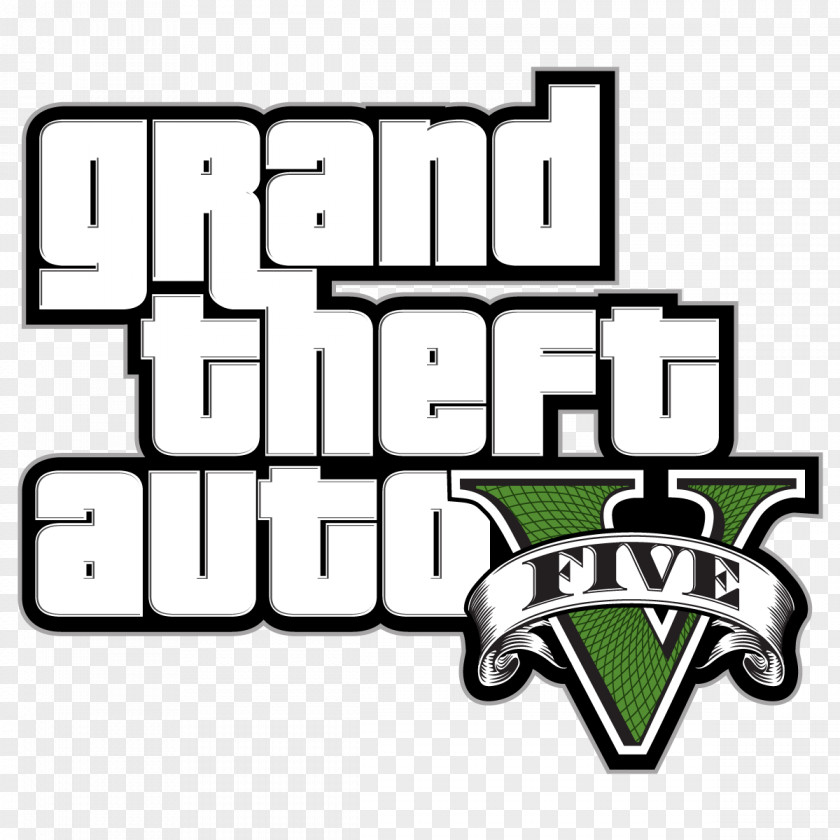 Grand Theft Auto 5 V Logo Vector Graphics Clip Art PNG