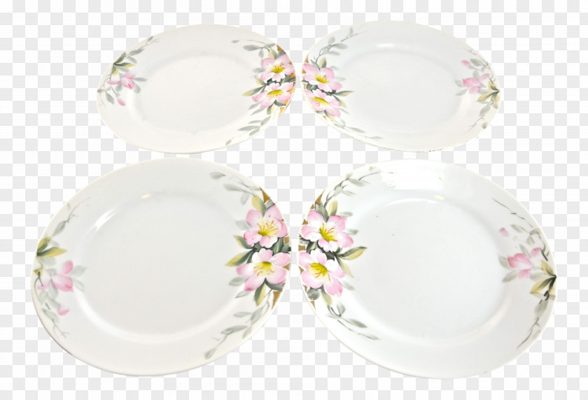 Hand Painted Cherry Plate Product Tableware PNG