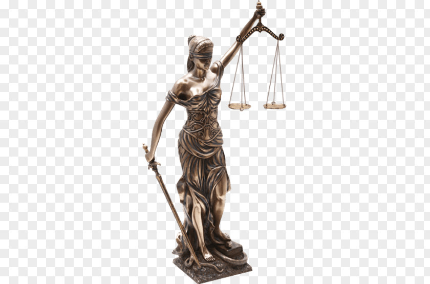 Lawyer Lady Justice Statue Bronze Sculpture PNG