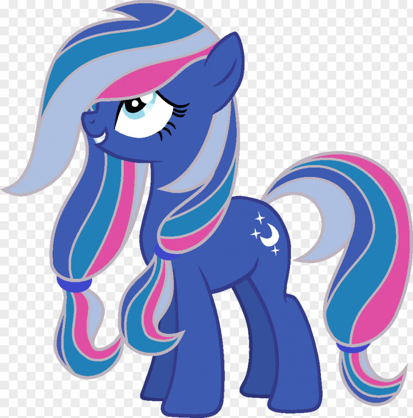 Moonlight Serenade Pony Clip Art MIT Boy Horse Illustration PNG