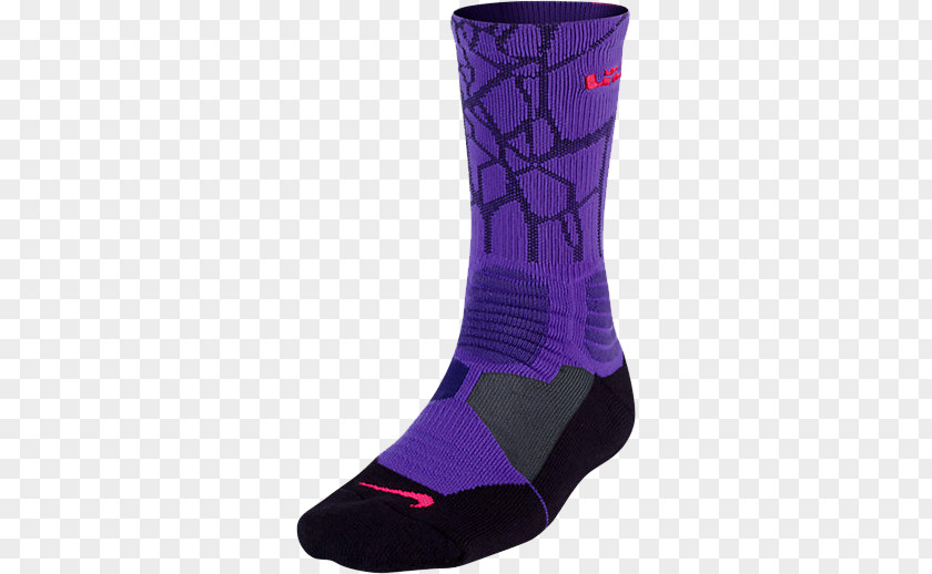 Purple Sock Shoe PNG
