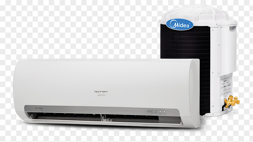 Split The Wall Springer Midea Frio 12.000 BTU Sistema Air Conditioning PNG