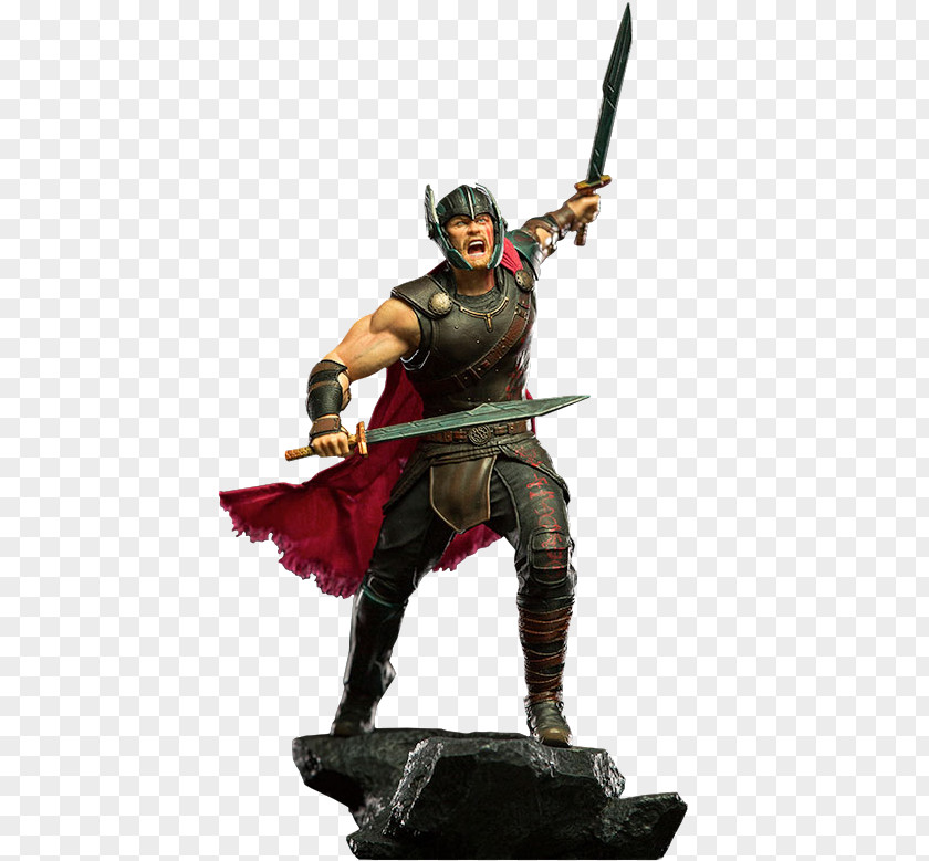Thor Silhouette Hulk Collector Statue Figurine PNG