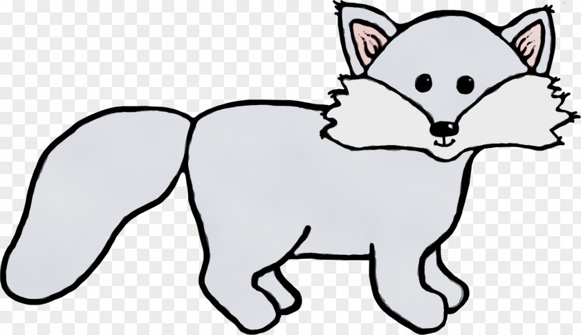 Whiskers Coloring Book Arctic Fox Red Transparency Drawing PNG