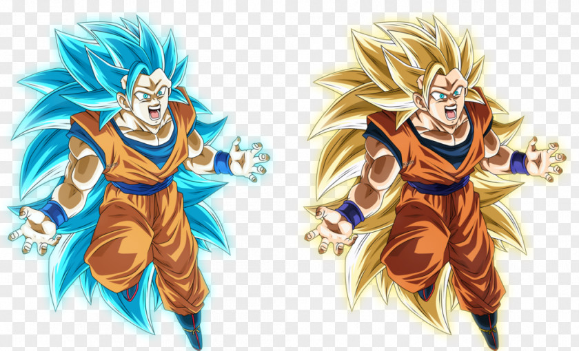 Blue Toon Goku Chi-Chi Gohan Trunks Piccolo PNG