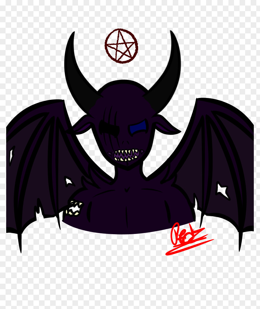 Demon Illustration Clip Art Product Purple PNG