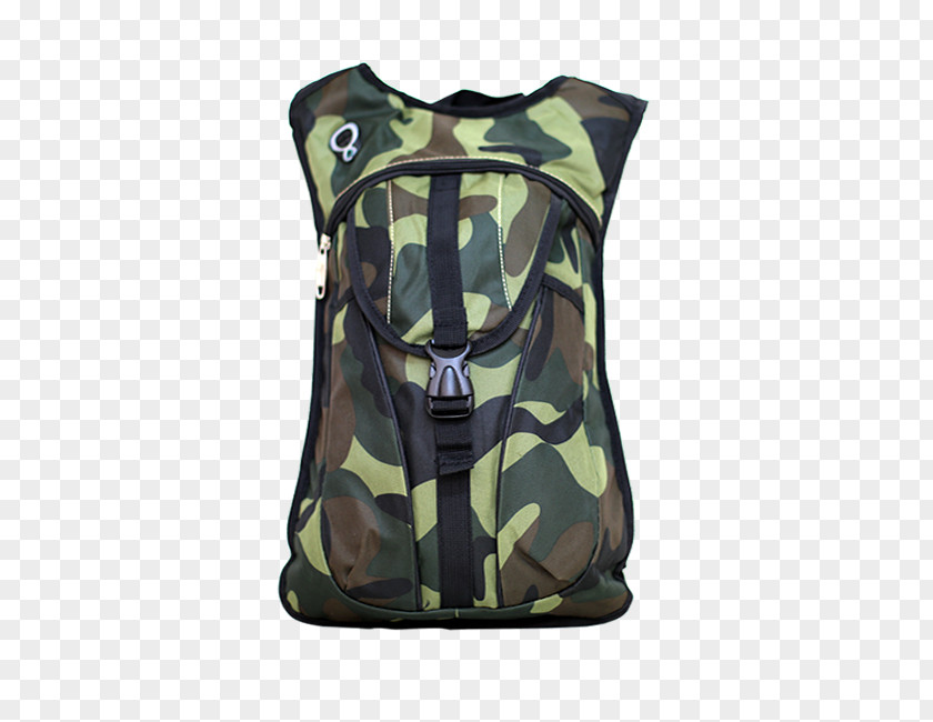 Military Gilets Khaki Camouflage Backpack PNG