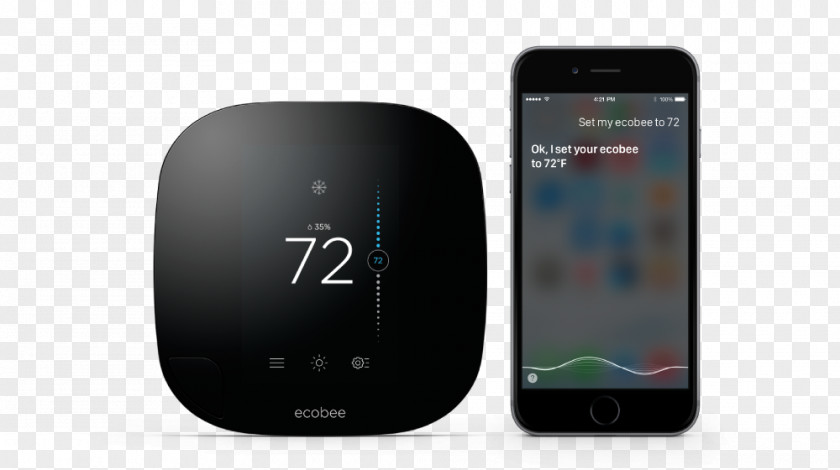 Smartphone Thermostat Feature Phone Nest Labs Wi-Fi PNG