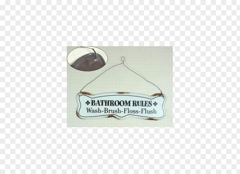 Toilet Rules Brand Rectangle PNG