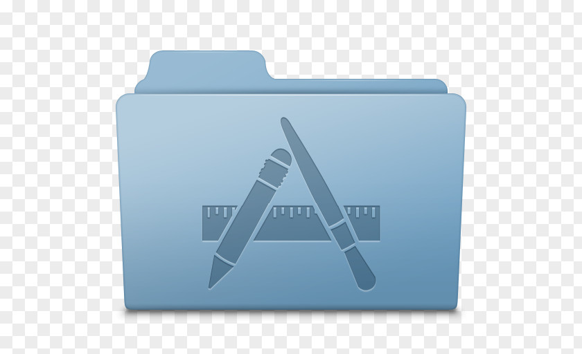Applications Folder Blue Angle Brand PNG