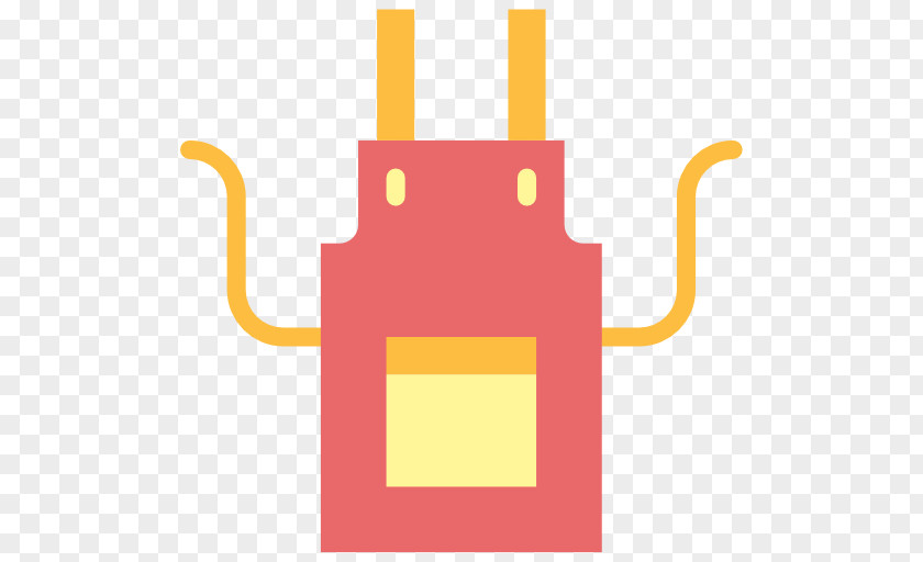 Apron Icon Yellow Product Design Brand Clip Art PNG