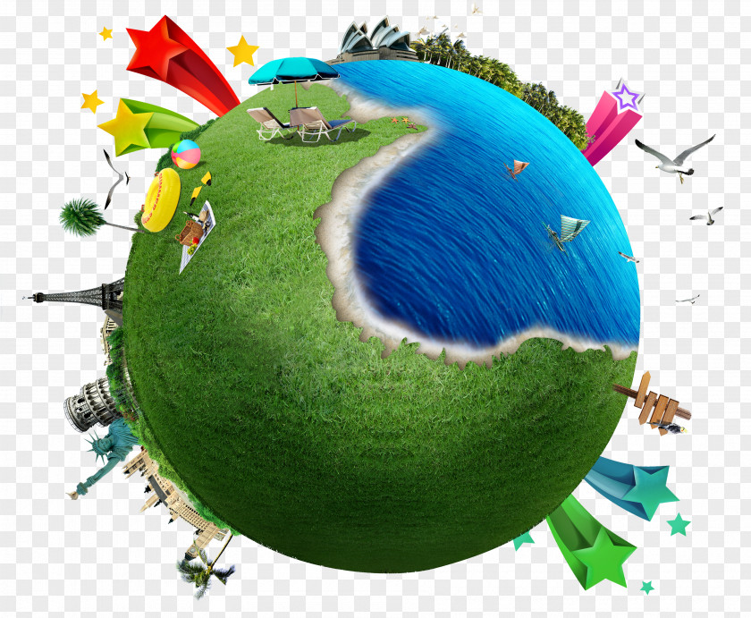 Earth Poster Creativity Template PNG