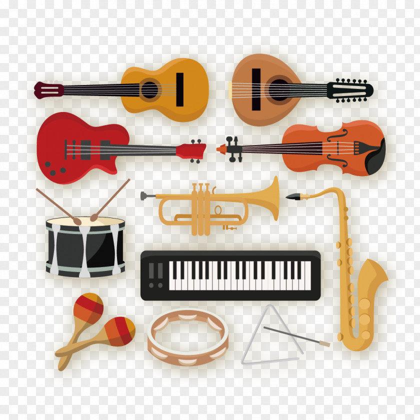 Vector Musical Instruments All Play Drums PNG