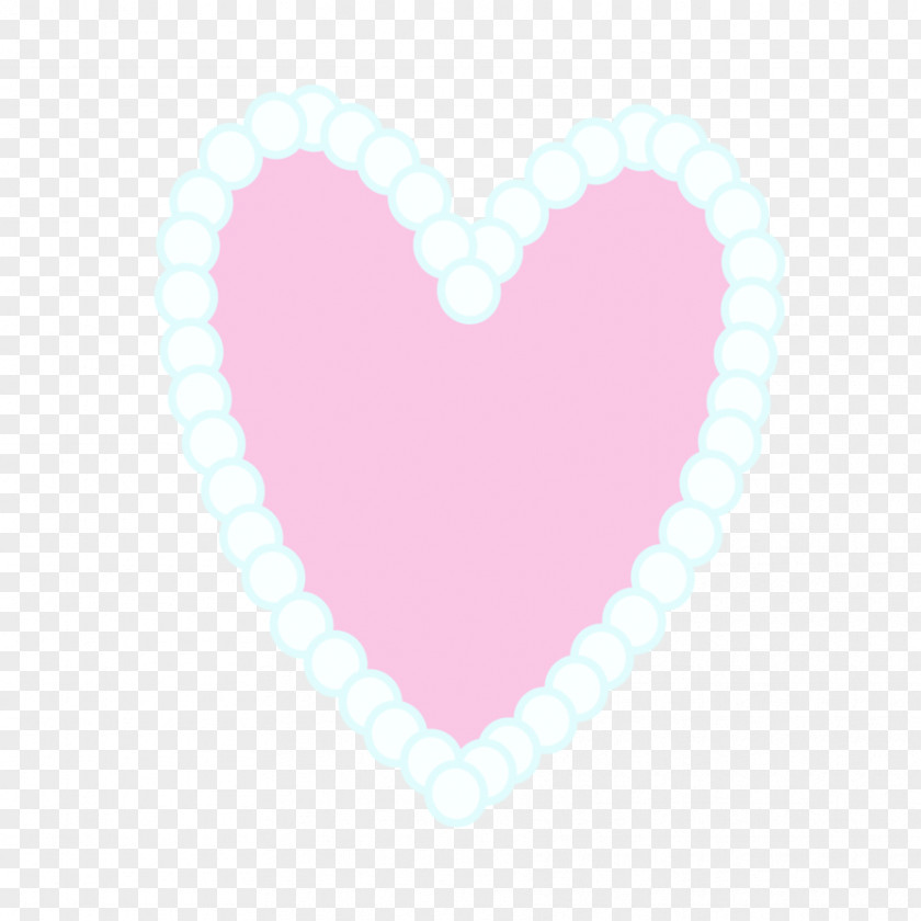 Cutie Pink M Heart Font PNG