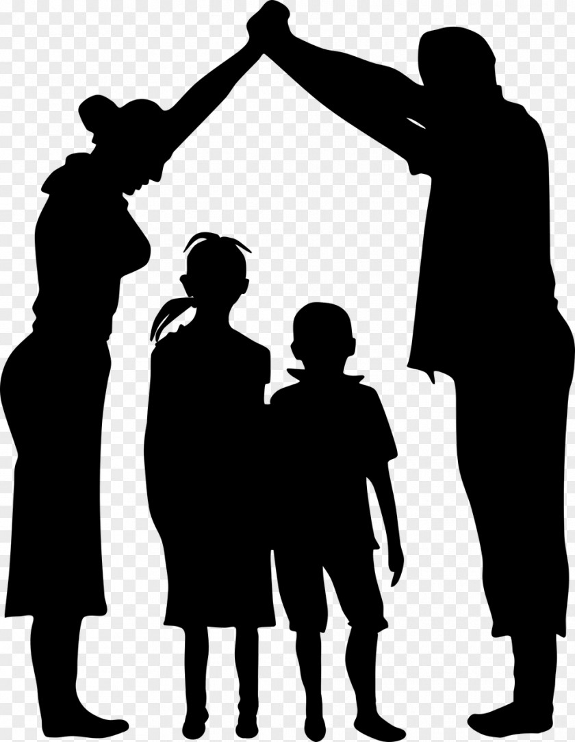 Family Silhouette Clip Art PNG