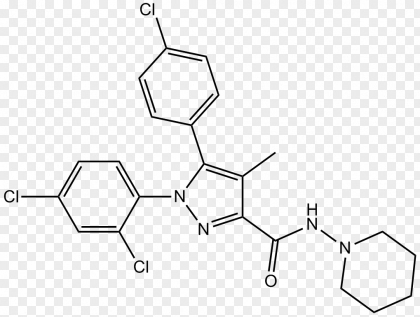 Rimonabant Cannabinoid Receptor Type 1 2 PNG
