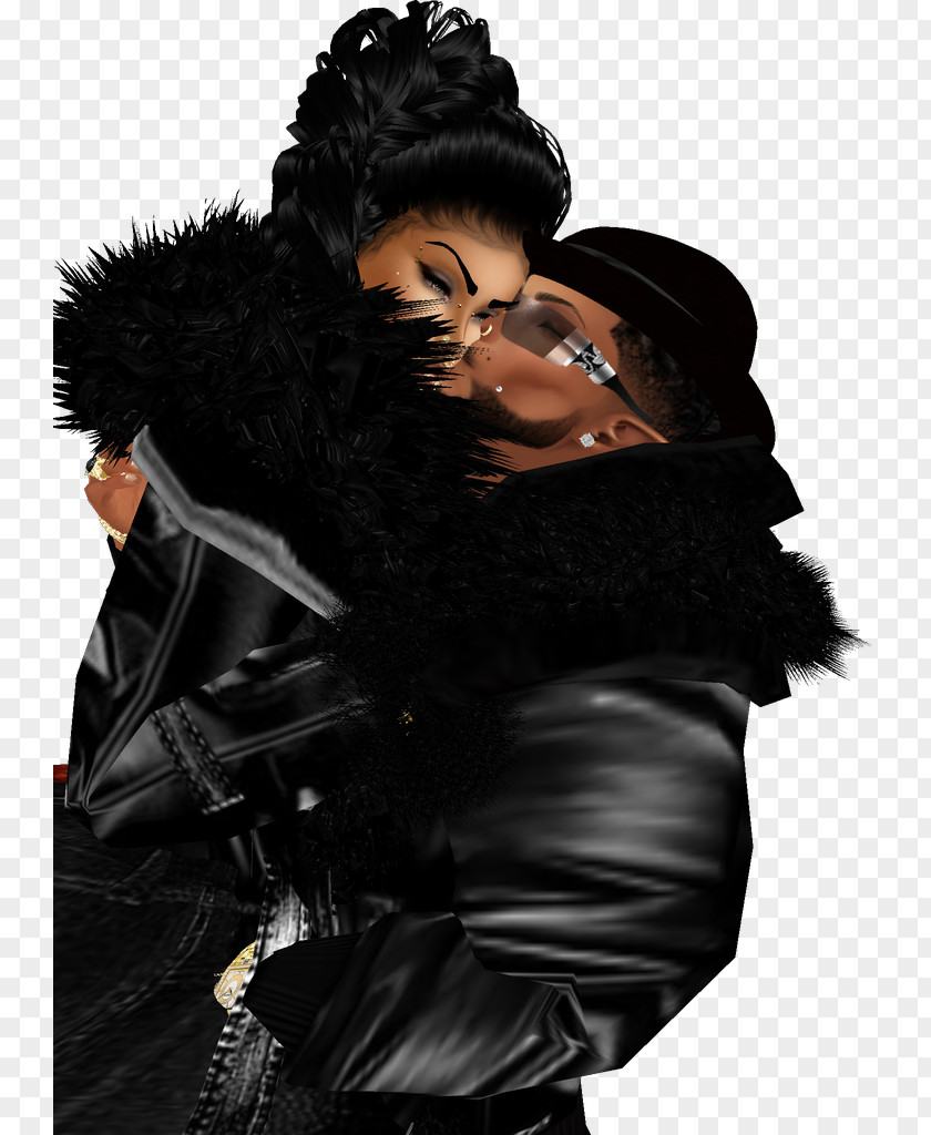 Swag Fur Clothing Fashion Black Hair PNG