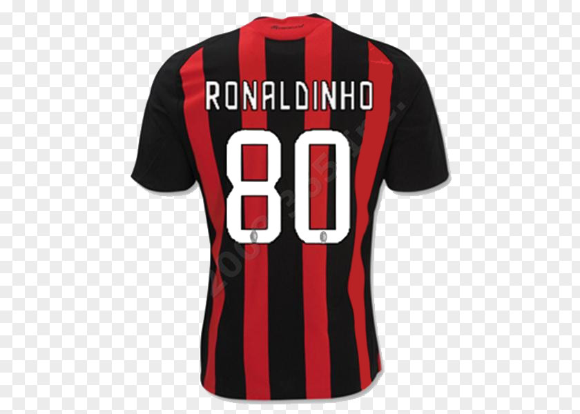 T-shirt Sports Fan Jersey A.C. Milan Sleeve PNG