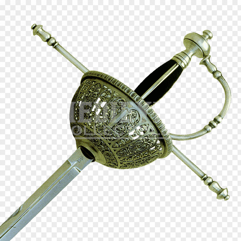 Weapon Rapier Tizona Hilt Historical European Martial Arts PNG