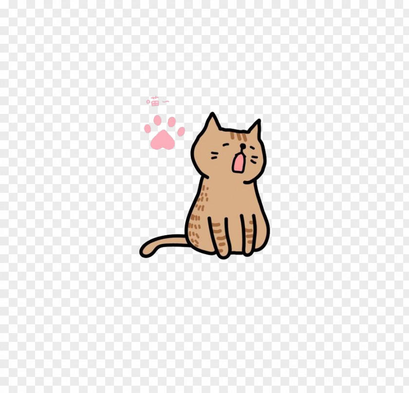 Yawning Kitten Cartoon Pictures Cat Whiskers Clip Art PNG