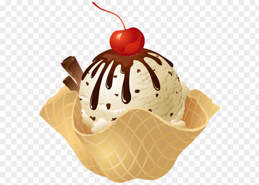 1 Scoop Sundae Cliparts Chocolate Ice Cream Cones PNG