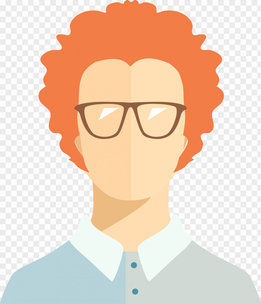 A Vector Man With Glasses Euclidean User PNG