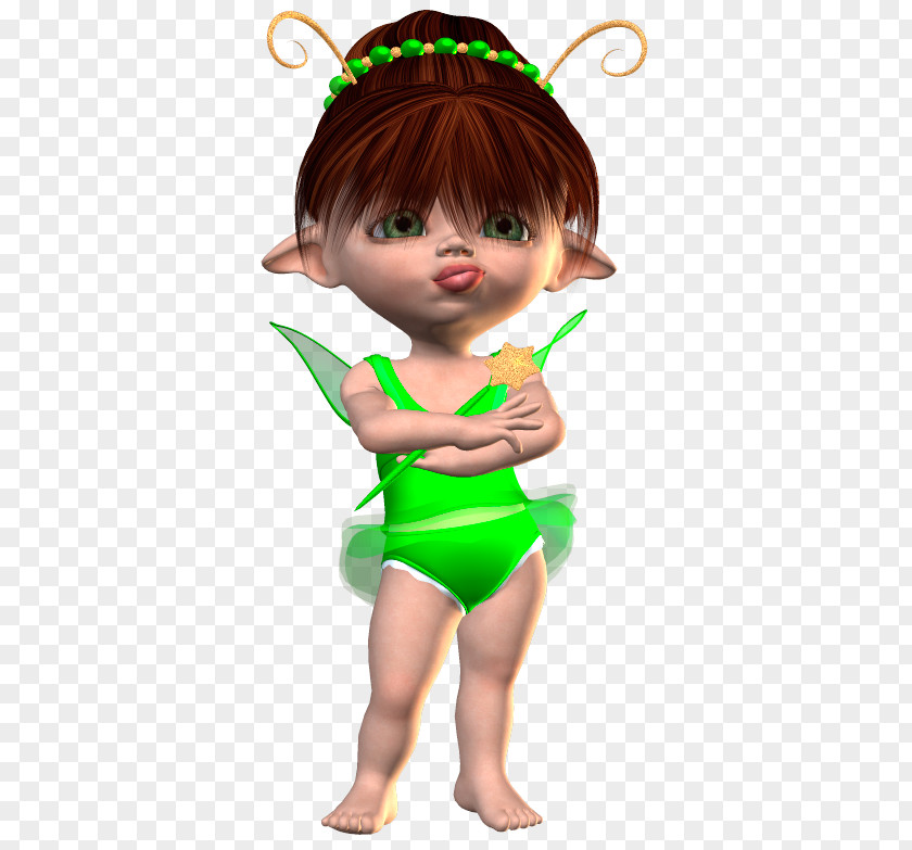 Fairy Toddler Figurine Clip Art PNG