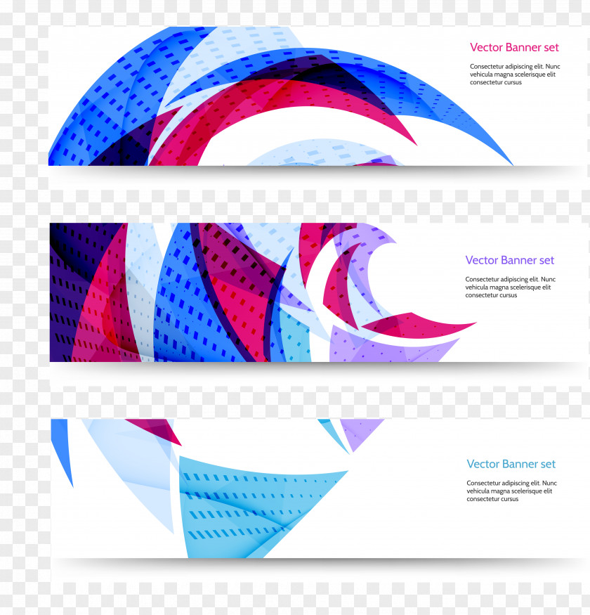 BANNERS Web Banner Geometry Euclidean Vector PNG